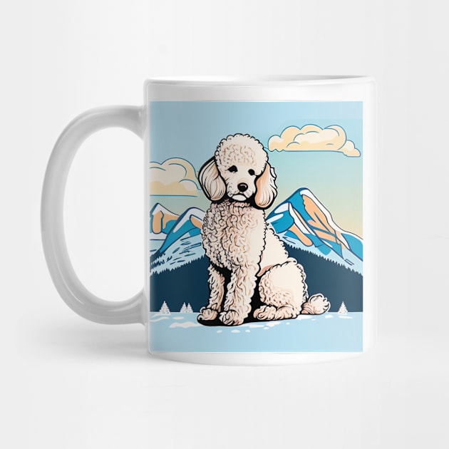 Support the Environment with Every Purchase - Poodle Mountain Design by Greenbubble